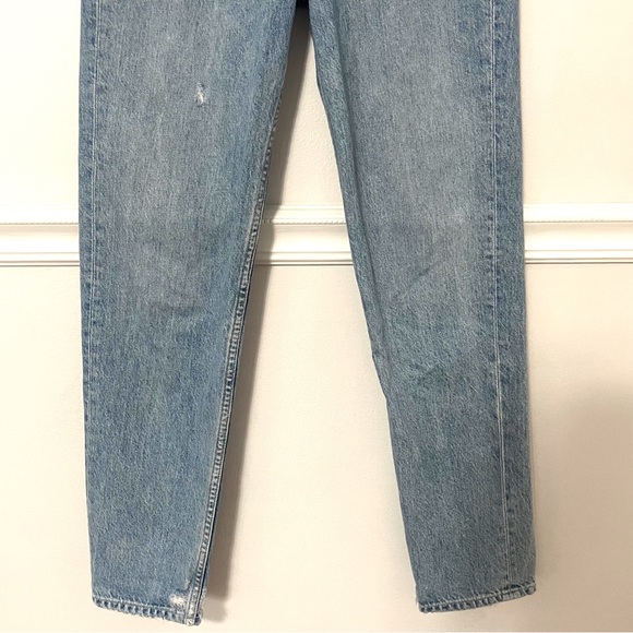 GRLFRND • devon distressed high waist straight leg jeans all the way sz 24 - Picture 10 of 15